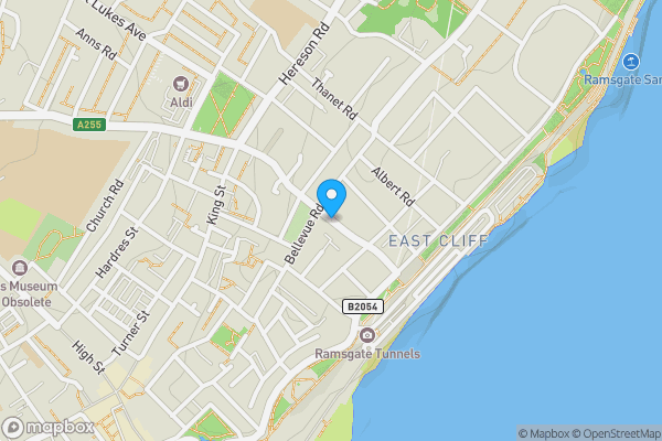 Map location for Victoria Road, Ramsgate, Kent, CT11 8BT