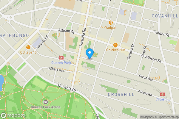 Map location for 17 Dixon Avenue, Glasgow, G42 8EB