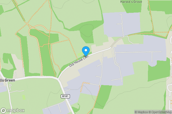 Map location for Old House Lane, Harlow, Essex, CM19 5DH