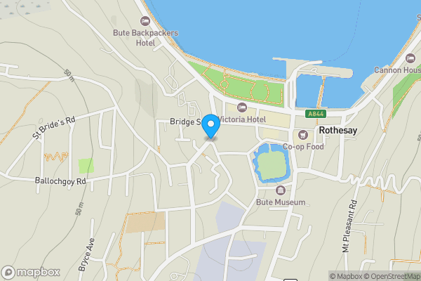 Rothesay Map Bridgend Street, Galbraith House, Rothesay, Isle Of Bute, PA20 0HU