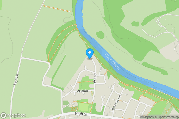 Map location for 33 West End, Boston Spa, Wetherby, West Yorkshire LS23 6EN