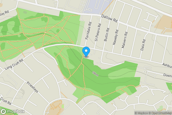 Map location for 1 Rowan Close, Luton, Bedfordshire, LU1 1JF