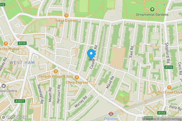 Map location for 48 Caistor Park Road, Stratford, London, E15 3PT