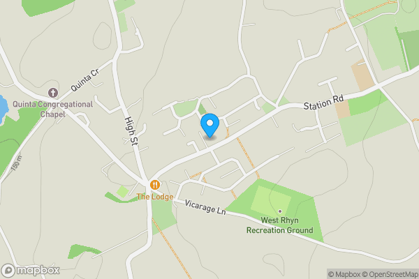 Map location for 1 Vine Cottages, Oswestry, SY10 7SD