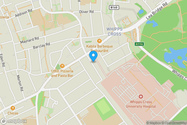 Map location for 15 West End Avenue, London, E10 6DY