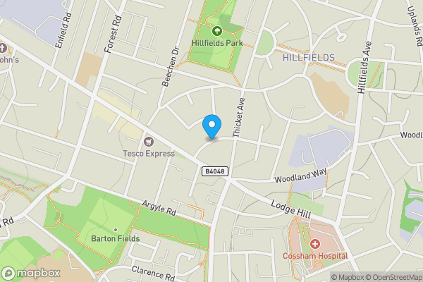 Map location for Heathcote Road, BRISTOL, BS16 4DP