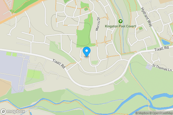 Map location for Wentworth Drive, STAFFORD, Staffordshire, ST16 3YF