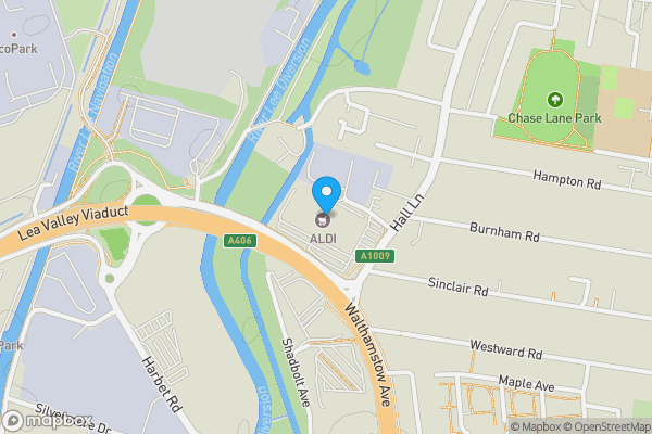 Map location for Sinclair Road, London, Greater London, E4