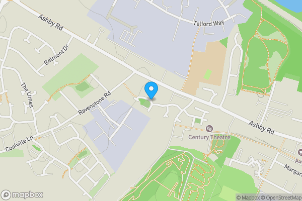 Map location for Kendrick Close, COALVILLE, Leicestershire, LE67 3LR