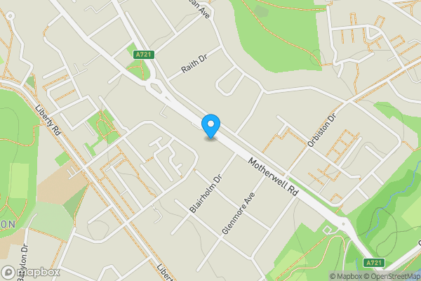 Map location for 144 Motherwell Road, Bellshill, ML4 2LB