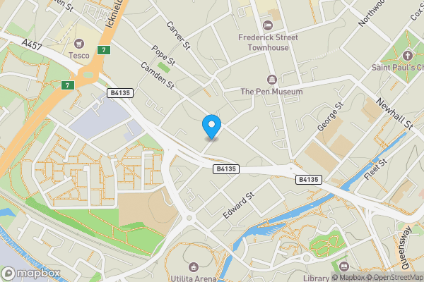 Map location for Arthur Place, BIRMINGHAM, West Midlands, B1 3DB