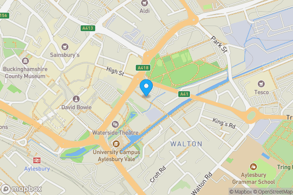 Map location for 29A Highbridge Walk, Aylesbury, Buckinghamshire, HP21 7SE