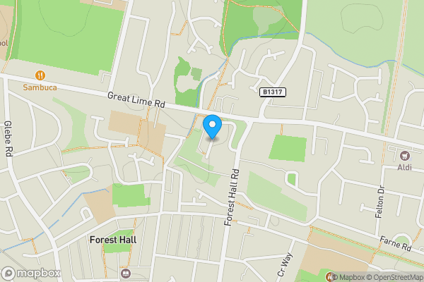 Map location for Granville Avenue, NEWCASTLE UPON TYNE, Tyne and Wear, NE12 7BB
