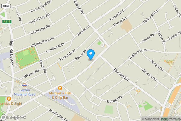 Map location for Flat 1, 139 Hainault Road, Leytonstone, London, E11 1DT
