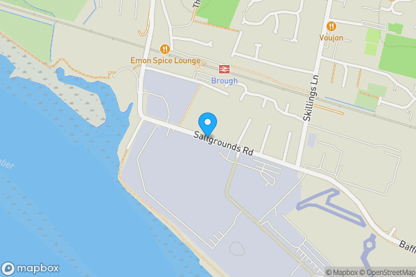 Map location for Land At Saltgrounds Road, Brough, East Riding Of Yorkshire HU15 1EA