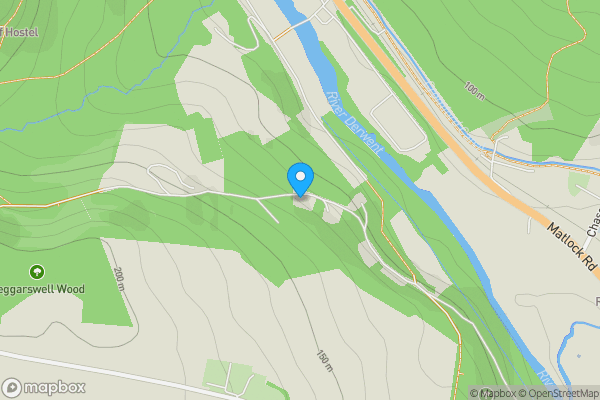 Map location for Silver Trees, , Beggarswell Wood, , Belper, Derbyshire, DE56 2HF