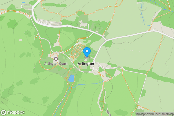 Map location for Glebe House Arlington, Barnstaple, Devon, EX31 4LW