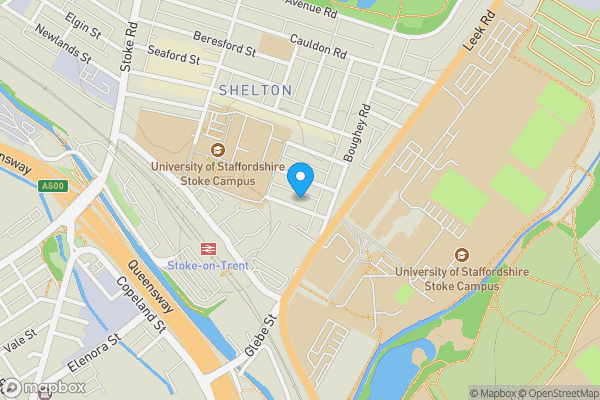 Map location for 111 Thornton Road, Stoke-on-Trent, Staffordshire, ST4 2BD