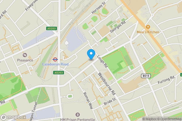 Map location for 93 Mackenzie Road, London, N7 8QY