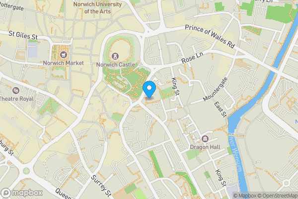 Map location for 2 St. Peters House, 23 Cattle Market Street, Norwich, Norfolk NR1 3DG