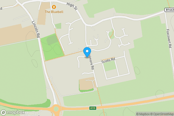 Map location for 32 Welmore Road, Glinton, Peterborough, Cambridgeshire PE6 7LU