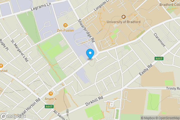 Map location for Unit B21B, Scholars Village Great Horton Road, Bradford, West Yorkshire, BD7 1QG