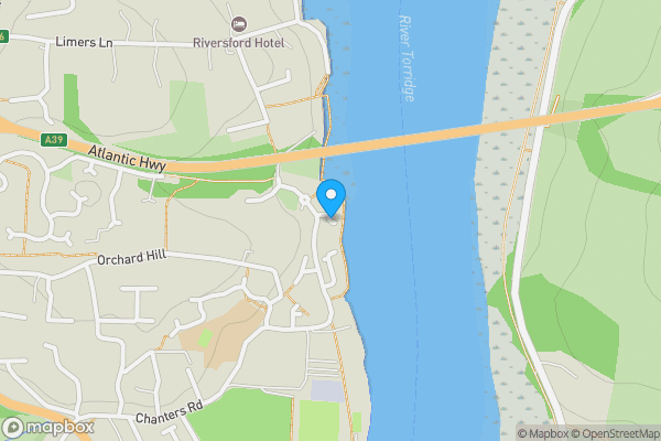 Map location for Riverside Court, Bideford, Devon, EX39 2RZ