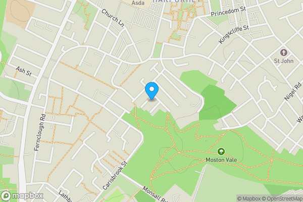 Map location for 1 Winterdyne Street, Harpurhey, Manchester, Greater Manchester M9 5PQ