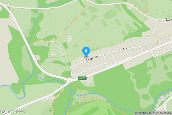 Map location for 10 Ala Road, Pwllheli, Gwynedd, LL53 5RH