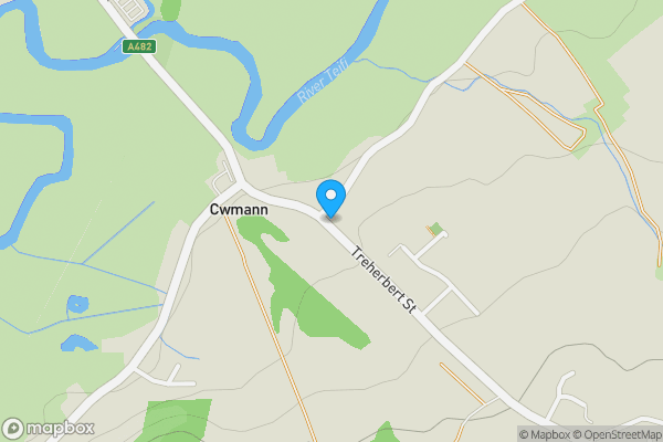 Map location for 2 Gwargate, Cwmann, Lampeter, Carmarthenshire, SA48 8JP