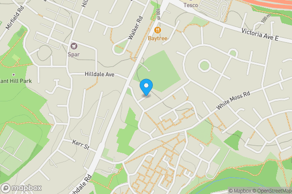 Map location for Edgefield Avenue, Blackley, Manchester, M9