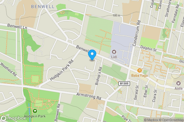 Map location for Flat 67 Benwell Close, Benwell Grange, Newcastle upon Tyne, NE15 6RZ