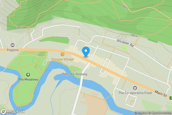 Map location for 21 Main Street, Retail Post Office Investment, Callander, FK17 8DU