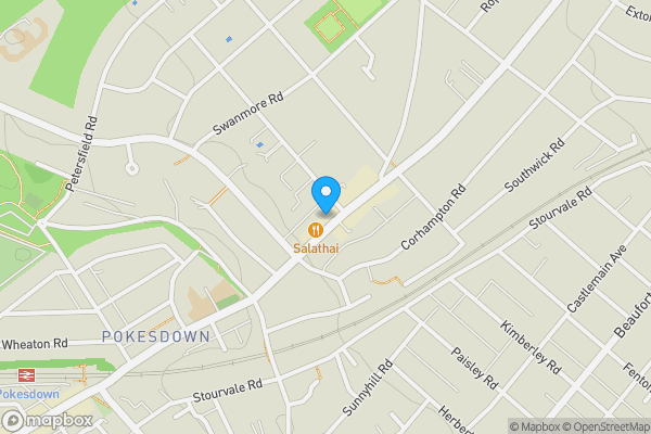 Map location for 1076 Christchurch Road, Bournemouth, BH7 6DS