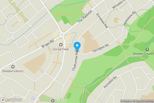 Map location for Chaffcombe Road, Birmingham, West Midlands, B26 3YF