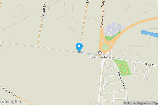 Map location for 11 Plots of Land Moss Lane, Leyland, Lancashire, PR26 6PU