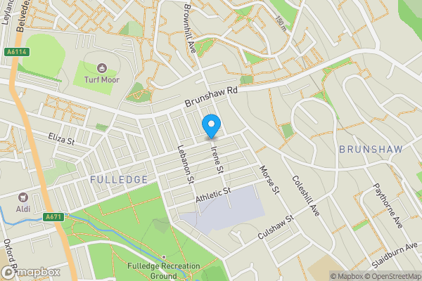 Map location for Lyndhurst Road, BURNLEY, Lancashire, BB10 4DH