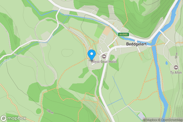 Map location for 23 Oberon Woods Beddgelert, Caernarfon, Gwynedd, LL55 4YW