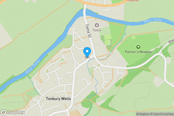 Map location for Royal Oak Hotel,, Market Street, Tenbury Wells, Worcestershire, WR15 8BQ
