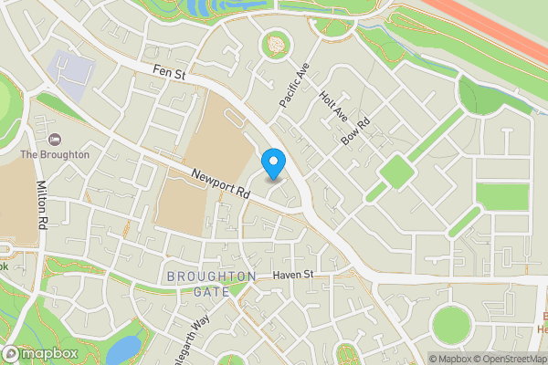 Map location for 3 Sylvania Gardens Brooklands, Milton Keynes, Buckinghamshire, MK10 7FF