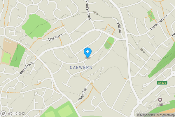 Map location for Heol Y Felin, NEATH, SA10