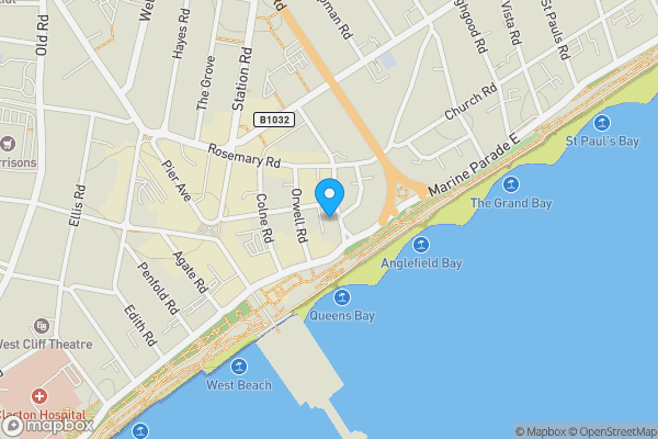 Map location for Flat 2 Duncan Court, 5-7 Beach Road, Clacton-on-Sea, Essex, CO15 1UG