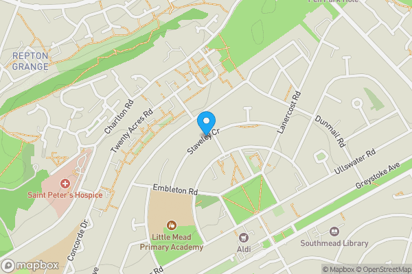 Map location for Staveley Crescent, Bristol, BS10 6HX