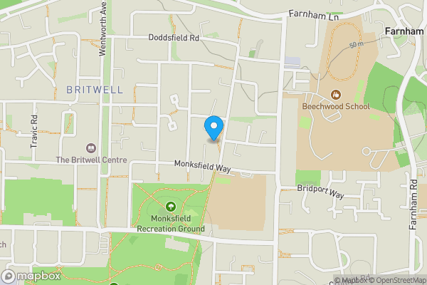 Map location for Garage Compound at Doddersfield Road, Slough, SL2 2BE