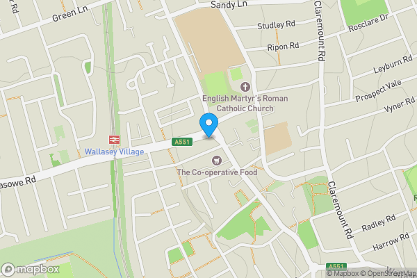 Map location for 1-7 Leasowe Road, Wallasey, CH44 2BY