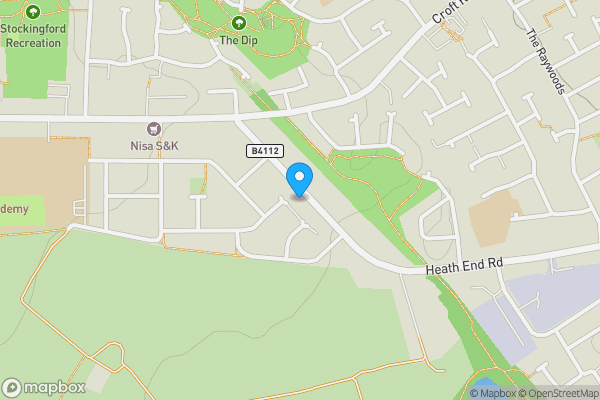 Map location for Three Flats 480 Heath End Road, Nuneaton, Warwickshire, CV10 7HE