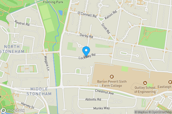 Map location for Locksley Road, Eastleigh, Hampshire, SO50 5DS