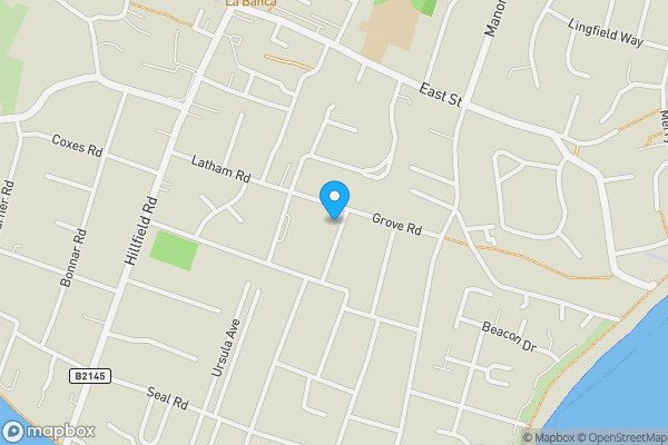 Map location for 14 Orchard Avenue, Selsey, Chichester, West Sussex, PO20 0AW