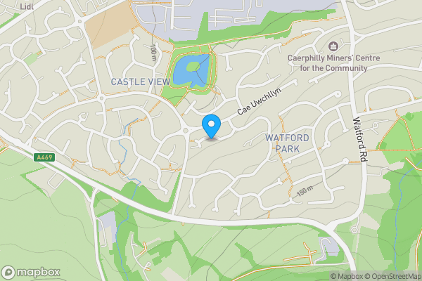 Map location for 19 Rowland Drive, Caerphilly, Mid Glamorgan, CF83 1TX