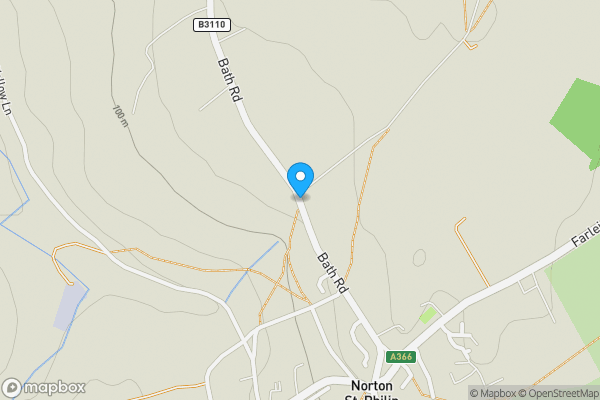 Map location for Land On The West Side Of Bath Road, Norton St Philip, Bath, BA2 7LP